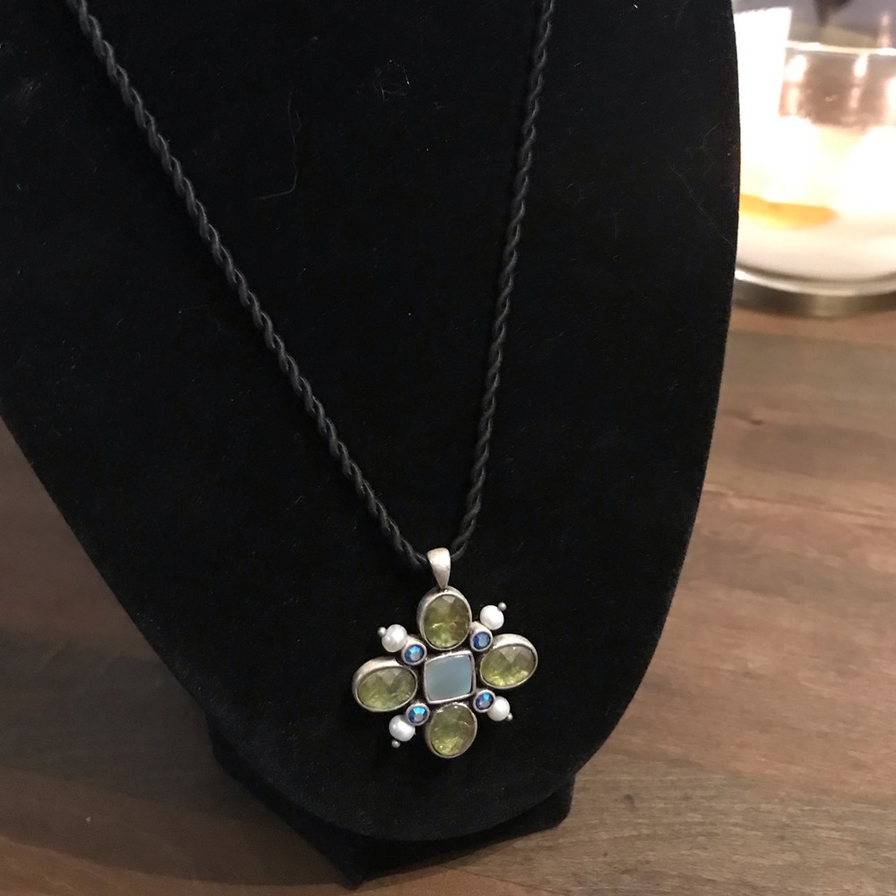 Flower Medallion Necklace